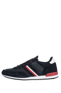 Синие текстильные кроссовки Tommy Hilfiger