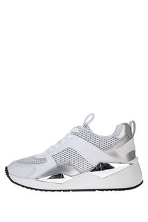 Кроссовки на танкетке с оригинальной отделкой Guess
