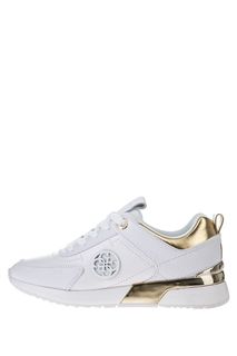 Кроссовки с металлическим элементом Guess