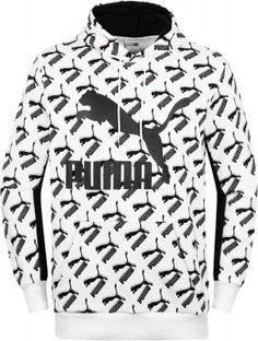 Худи мужская Puma AOP Logo, размер 44-46