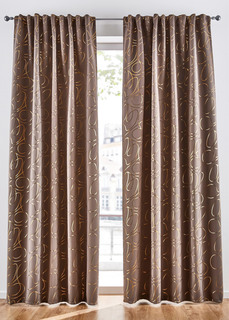 Штора блэкаут с принтом (1 шт.) Bonprix