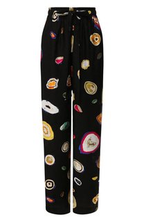Брюки из смеси шелка и вискозы Diane Von Furstenberg