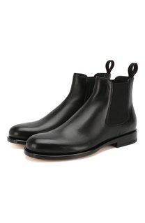 Кожаные челси Santoni