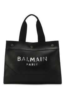 Кожаная сумка-тоут Balmain