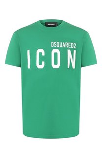 Хлопковая футболка Dsquared2