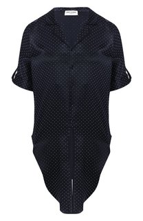 Шелковая рубашка Saint Laurent
