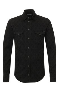 Хлопковая рубашка Dolce & Gabbana