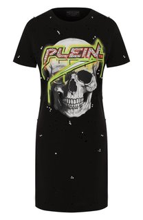 Хлопковое платье Philipp Plein