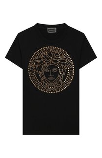 Хлопковая футболка Versace