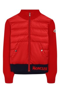 Хлопковый бомбер с утеплителем Moncler
