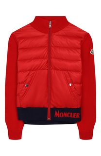 Хлопковый бомбер с утеплителем Moncler