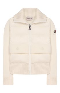 Хлопковый бомбер с утеплителем Moncler