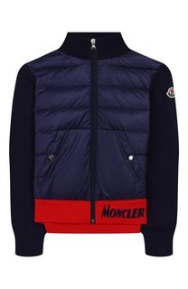 Хлопковый бомбер с утеплителем Moncler