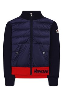 Хлопковый бомбер с утеплителем Moncler