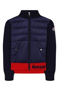 Хлопковый бомбер с утеплителем Moncler