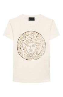 Хлопковая футболка Versace
