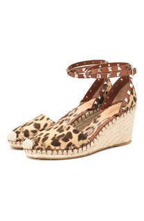 Текстильные босоножки Valentino Garavani Rockstud Double Valentino