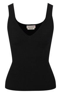 Топ из вискозы Alexander McQueen