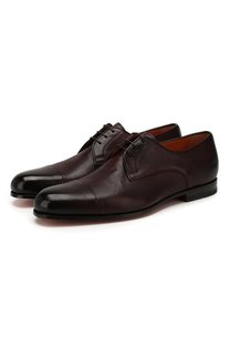 Кожаные дерби Santoni