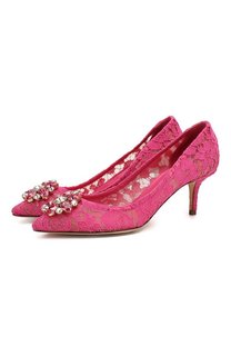 Текстильные туфли Rainbow Lace Dolce & Gabbana