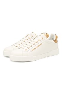Кожаные кеды Portofino Dolce & Gabbana