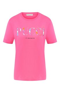 Хлопковая футболка Emilio Pucci