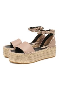 Кожаные босоножки Valentino Garavani Rockstud Valentino