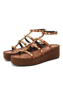 Кожаные сандалии Valentino Garavani Rockstud Valentino