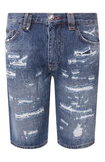 Джинсовые шорты Philipp Plein