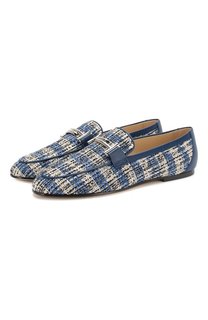 Текстильные лоферы Tod’s Tods