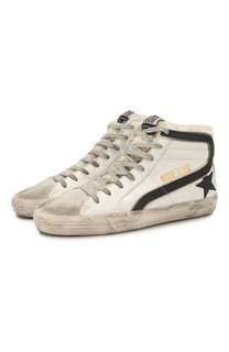 Кожаные кеды Slide Golden Goose Deluxe Brand