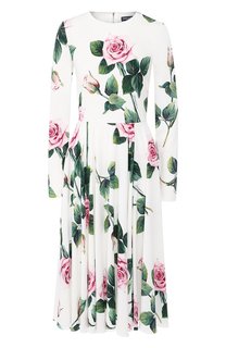 Платье с принтом Dolce & Gabbana