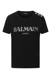 Хлопковая футболка Balmain