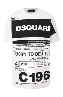 Хлопковая футболка Dsquared2