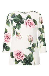 Шелковая блузка Dolce & Gabbana