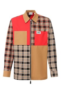 Хлопковая рубашка Burberry