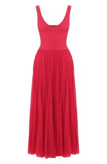 Платье из вискозы Alexander McQueen