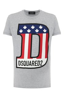 Футболка из смеси хлопка и вискозы Dsquared2