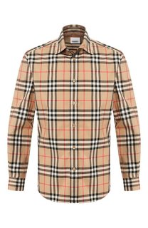 Хлопковая рубашка Burberry