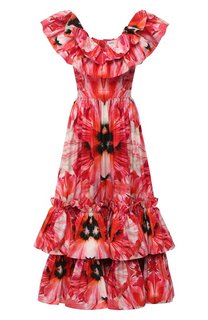 Хлопковое платье Alexander McQueen