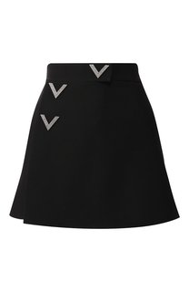 Шорты из смеси шерсти и шелка Valentino