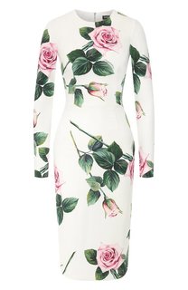Платье из вискозы Dolce & Gabbana