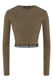 Хлопковый лонгслив Balmain