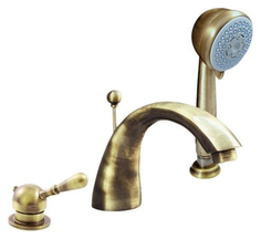 Смеситель для ванны на борт Rav Slezak Labe Mosaz L069.5SSM бронза