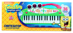 Игрушечный синтезатор грушка Губка Боб Весенняя мелодия