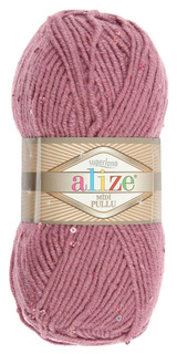 Пряжа Superlana midi pullu 150м/100гр(28 ярко-сир) ALIZE