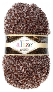 Пряжа Naturale boucle 200м/100 г (6022 беж-корич.) ALIZE