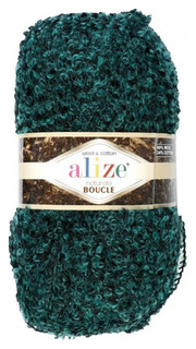 Пряжа Naturale boucle 200м/100 г (6029 т.бирюзов) ALIZE