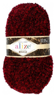 Пряжа Naturale boucle 200м/100 г (6031 вишня) ALIZE