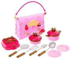 Игровой набор посуды Готовим вкусный обед, в сумочке, цв Sima-Land